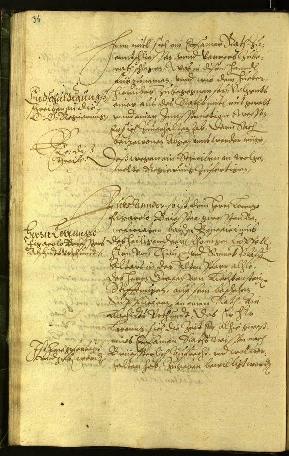 Stadtarchiv Bozen - BOhisto Ratsprotokoll 1598 