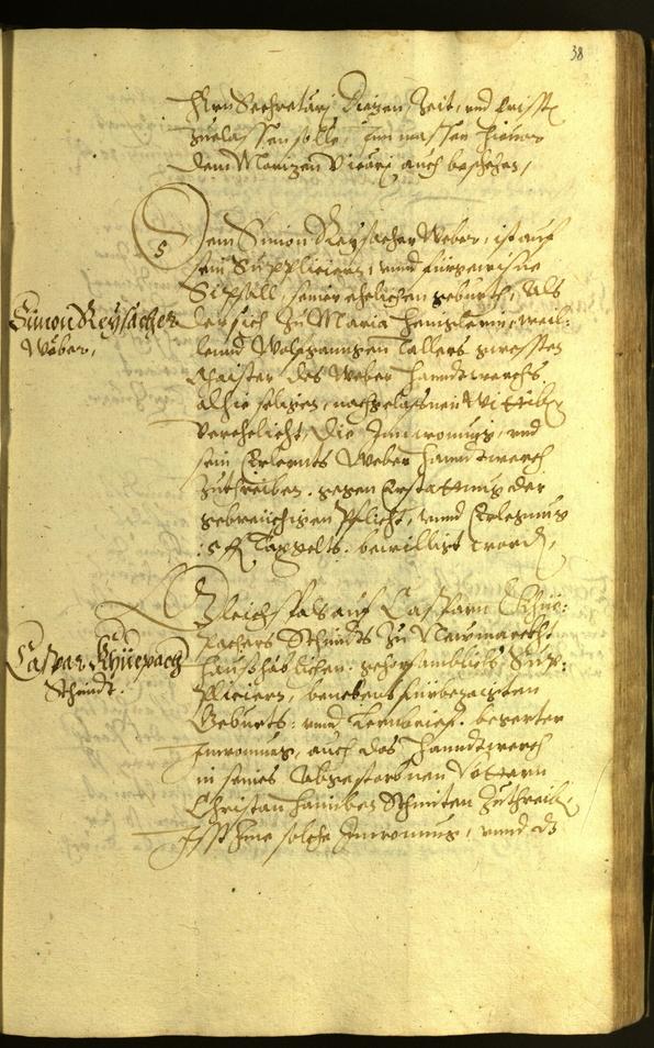 Civic Archives of Bozen-Bolzano - BOhisto Minutes of the council 1598 