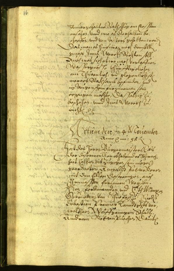 Civic Archives of Bozen-Bolzano - BOhisto Minutes of the council 1598 