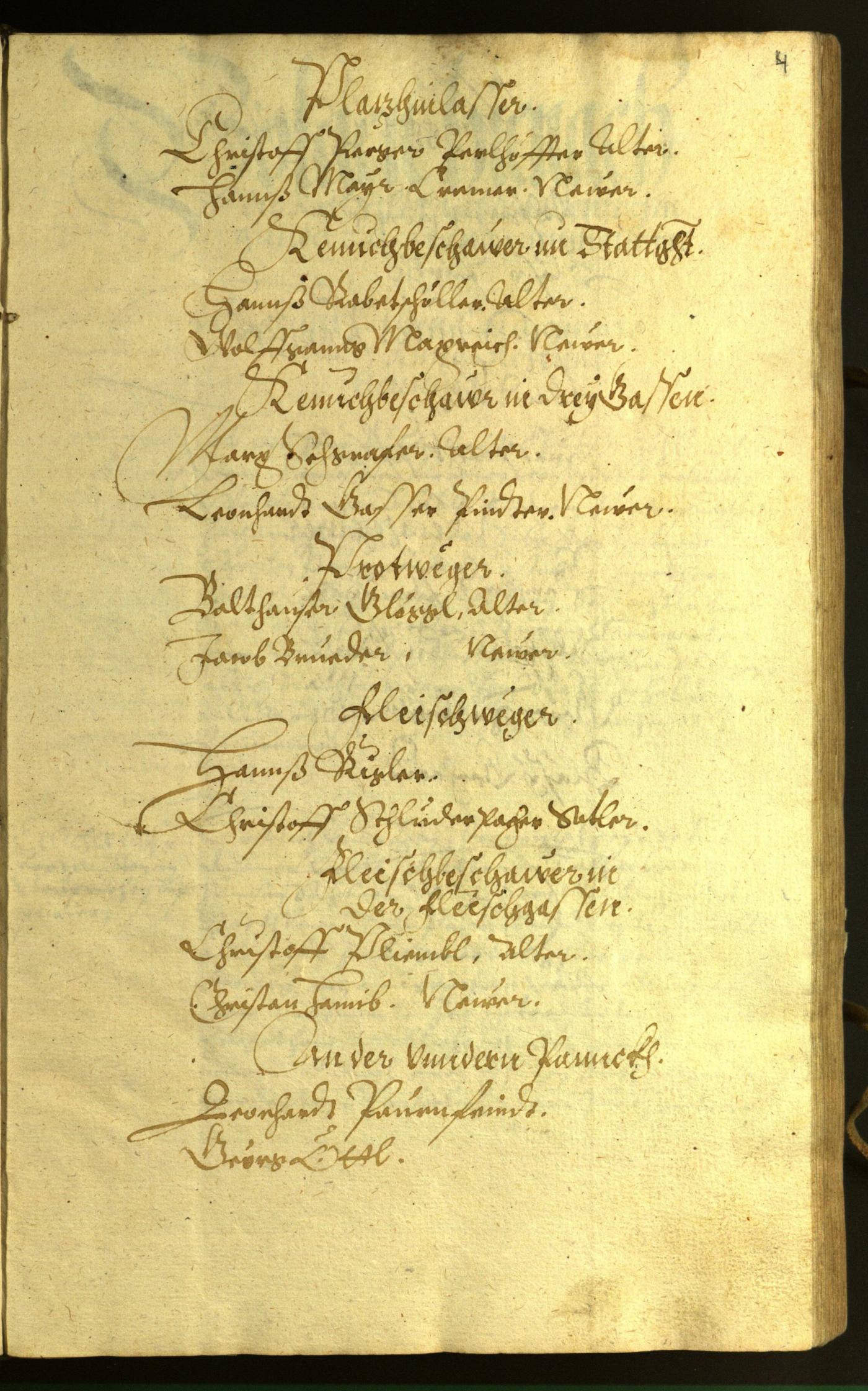 Stadtarchiv Bozen - BOhisto Ratsprotokoll 1598 