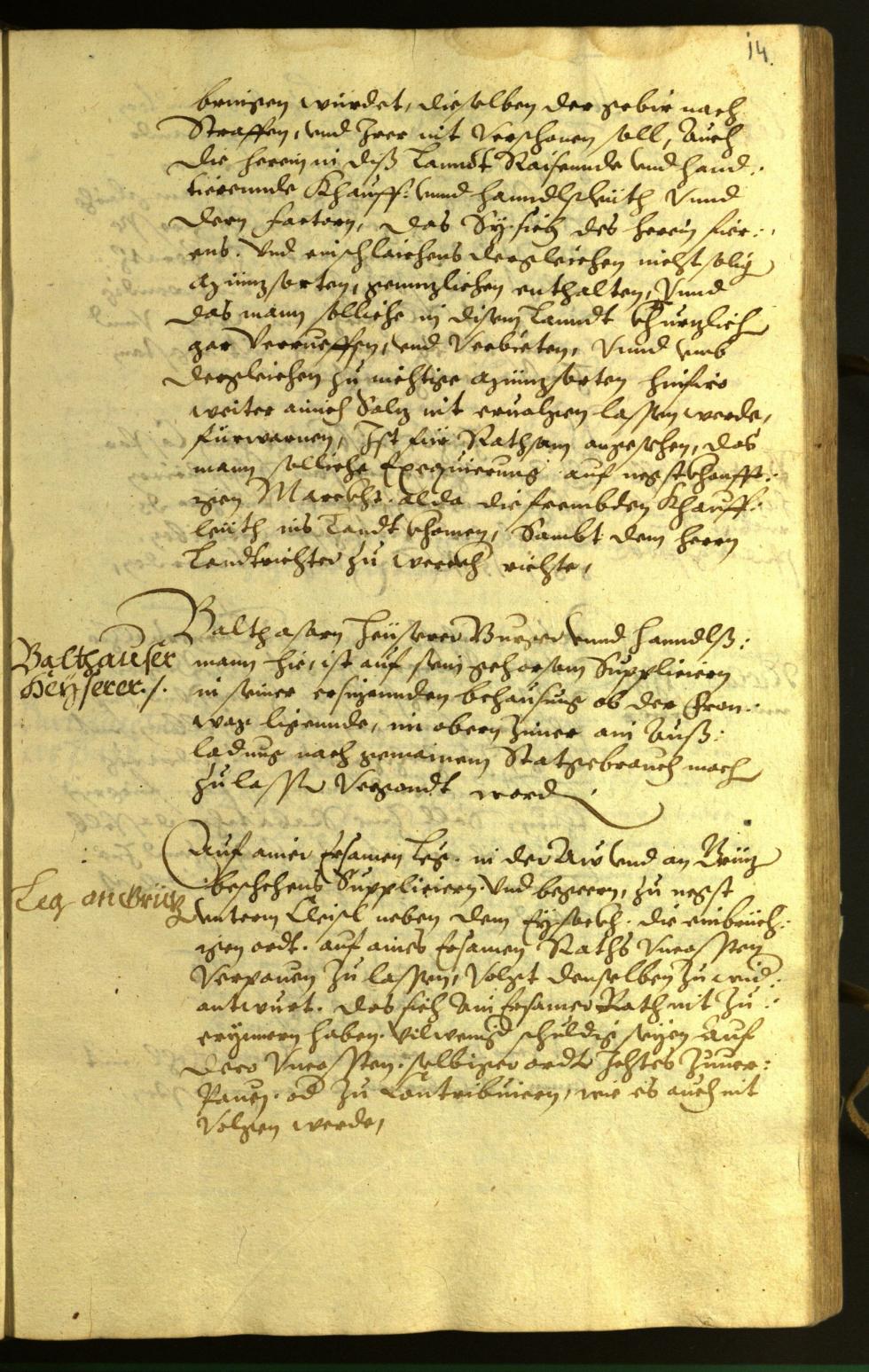 Archivio Storico della Città di Bolzano - BOhisto protocollo consiliare 1598 