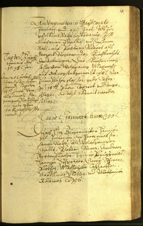 Archivio Storico della Città di Bolzano - BOhisto protocollo consiliare 1599 