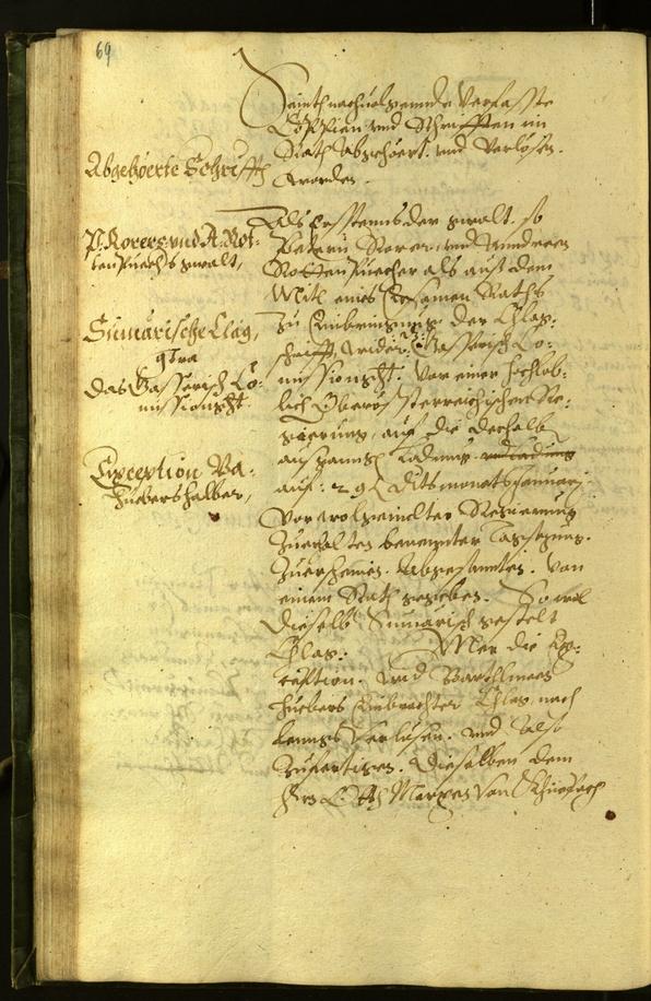 Civic Archives of Bozen-Bolzano - BOhisto Minutes of the council 1599 