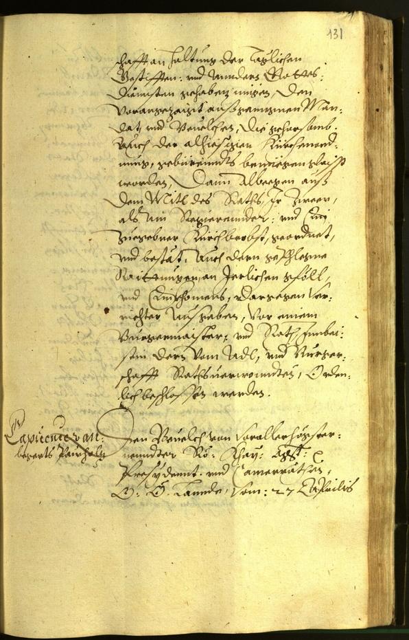 Civic Archives of Bozen-Bolzano - BOhisto Minutes of the council 1599 