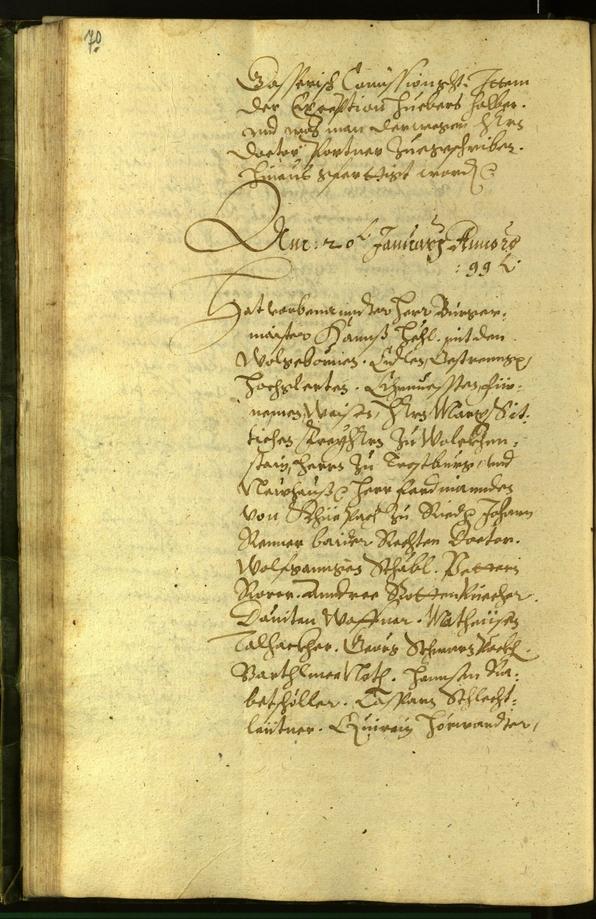 Archivio Storico della Città di Bolzano - BOhisto protocollo consiliare 1599 