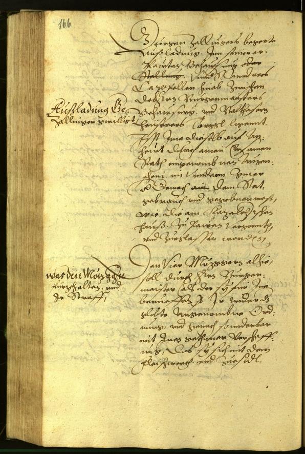 Stadtarchiv Bozen - BOhisto Ratsprotokoll 1599 