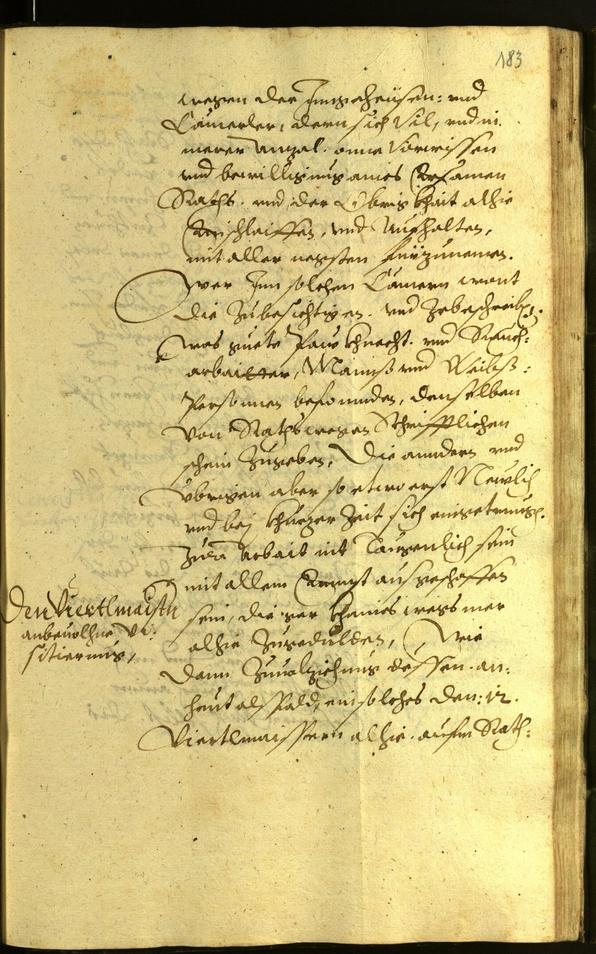 Civic Archives of Bozen-Bolzano - BOhisto Minutes of the council 1599 