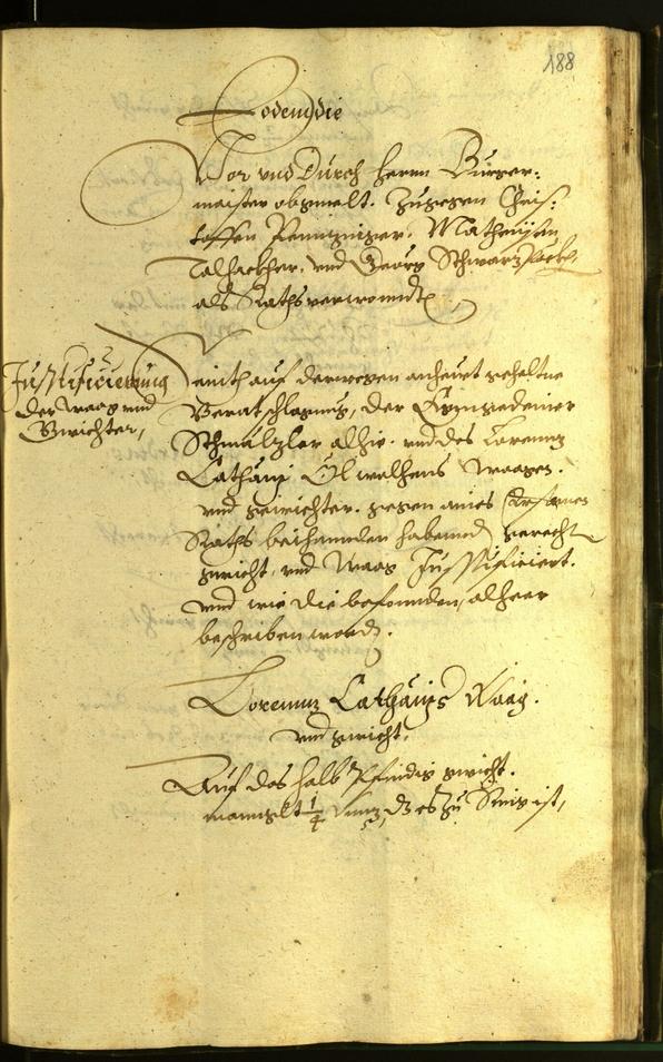 Civic Archives of Bozen-Bolzano - BOhisto Minutes of the council 1599 