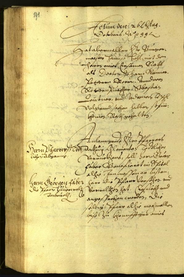 Civic Archives of Bozen-Bolzano - BOhisto Minutes of the council 1599 