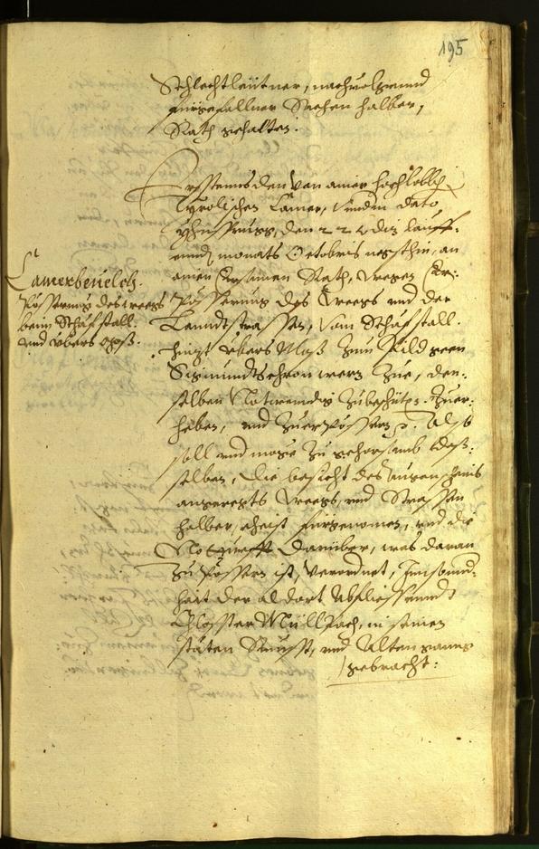 Civic Archives of Bozen-Bolzano - BOhisto Minutes of the council 1599 