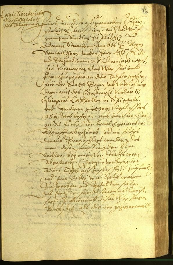 Civic Archives of Bozen-Bolzano - BOhisto Minutes of the council 1599 