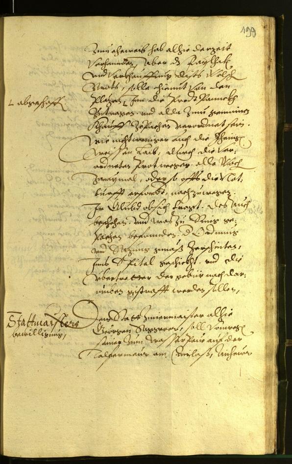 Civic Archives of Bozen-Bolzano - BOhisto Minutes of the council 1599 