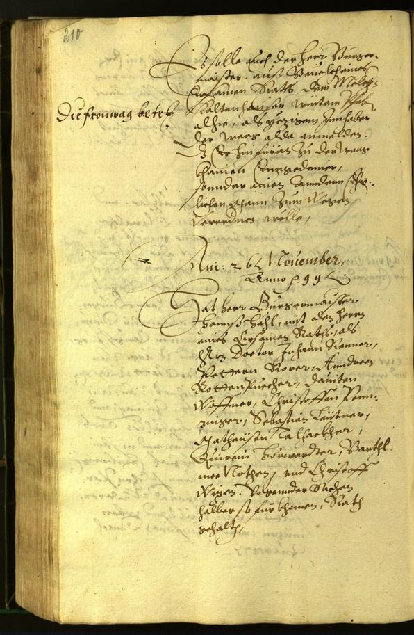 Archivio Storico della Città di Bolzano - BOhisto protocollo consiliare 1599 