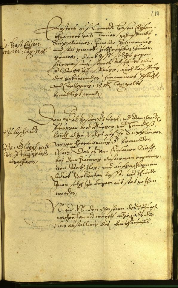 Archivio Storico della Città di Bolzano - BOhisto protocollo consiliare 1599 