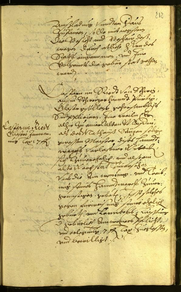 Civic Archives of Bozen-Bolzano - BOhisto Minutes of the council 1599 