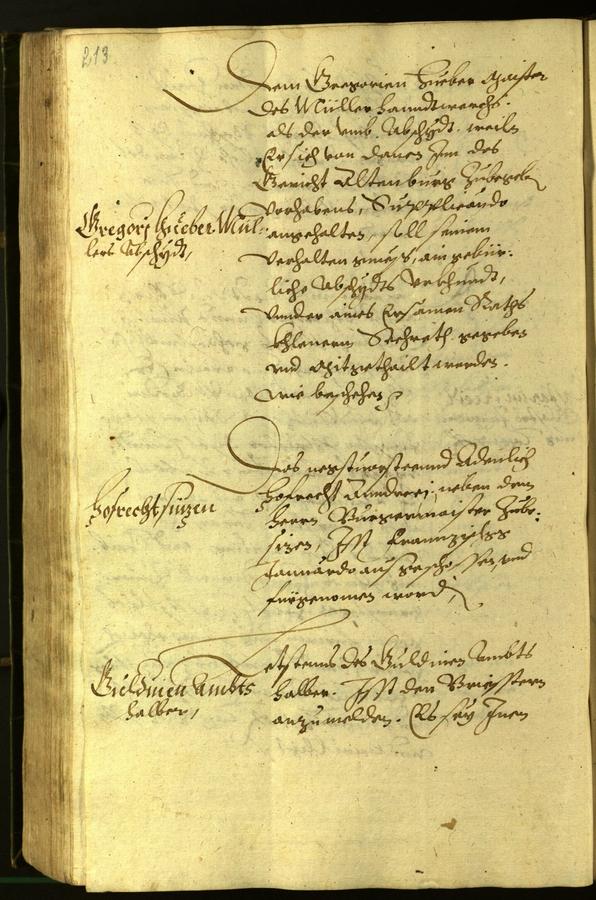 Archivio Storico della Città di Bolzano - BOhisto protocollo consiliare 1599 