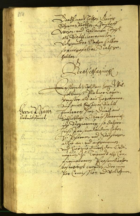 Archivio Storico della Città di Bolzano - BOhisto protocollo consiliare 1599 