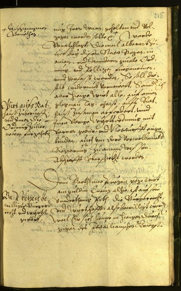 Civic Archives of Bozen-Bolzano - BOhisto Minutes of the council 1599 