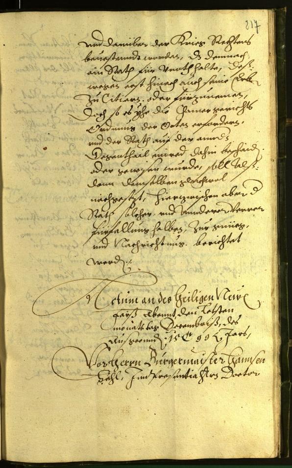 Archivio Storico della Città di Bolzano - BOhisto protocollo consiliare 1599 