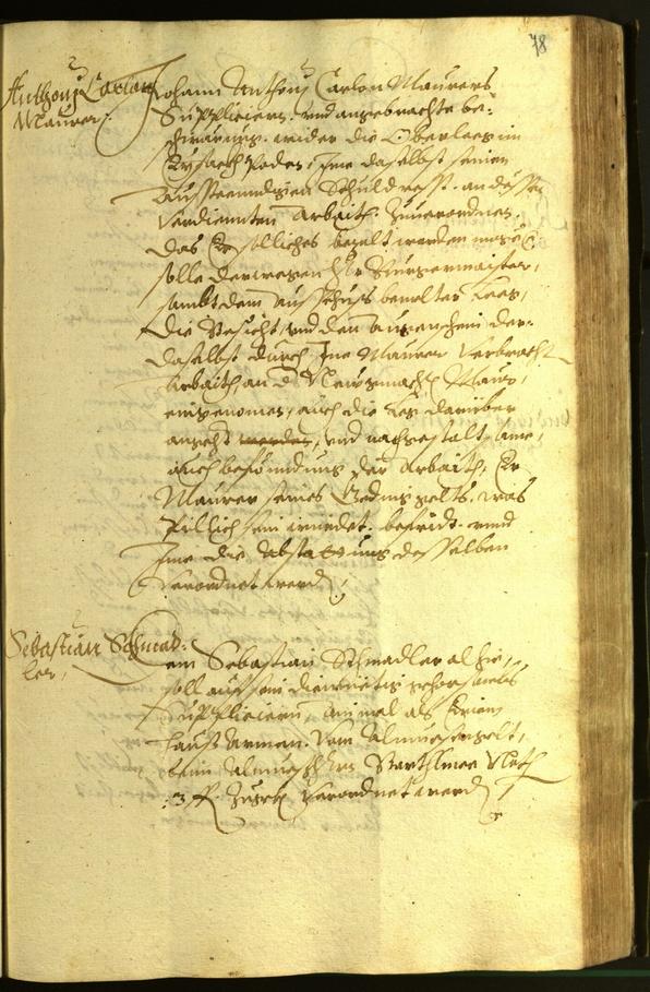 Civic Archives of Bozen-Bolzano - BOhisto Minutes of the council 1599 