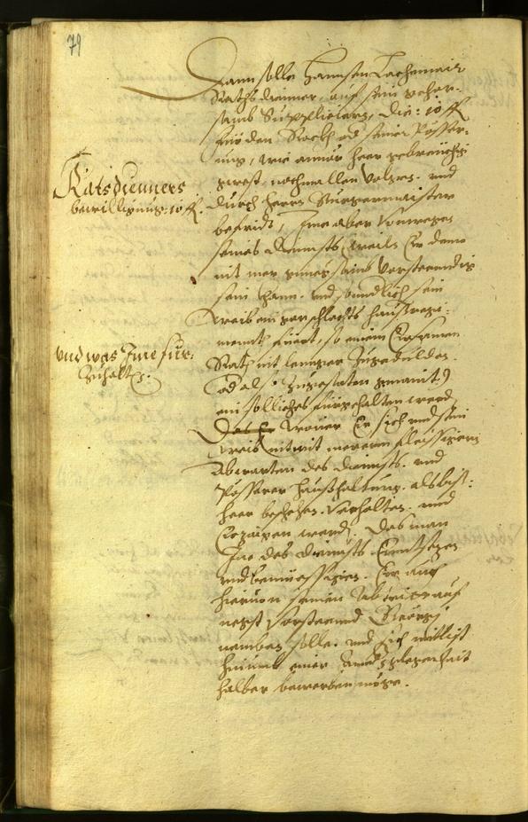 Civic Archives of Bozen-Bolzano - BOhisto Minutes of the council 1599 