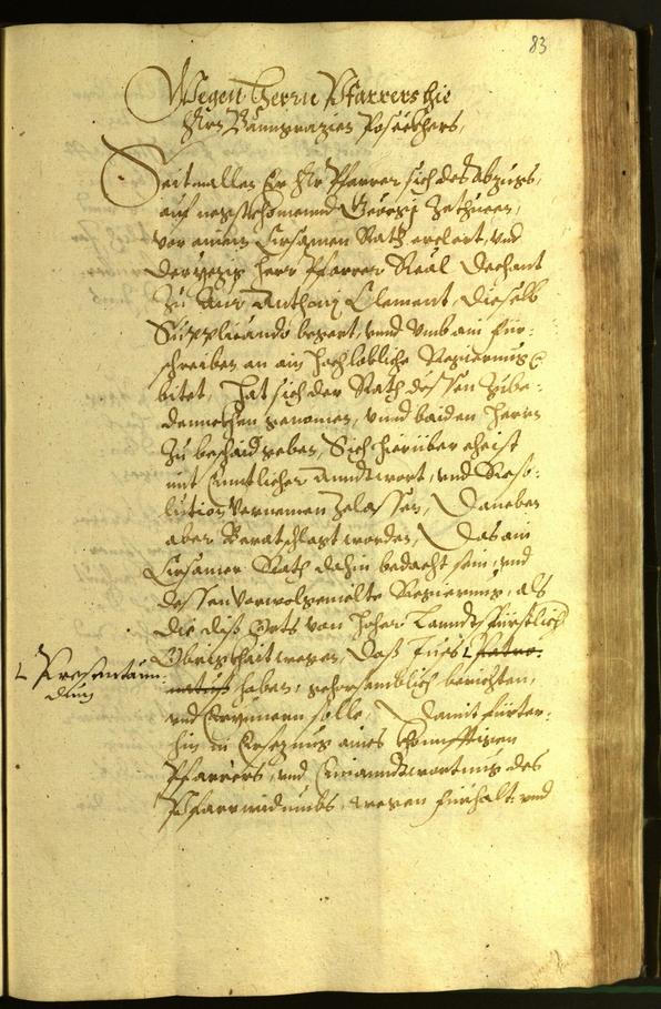 Civic Archives of Bozen-Bolzano - BOhisto Minutes of the council 1599 