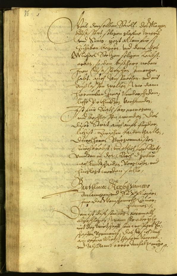 Civic Archives of Bozen-Bolzano - BOhisto Minutes of the council 1599 