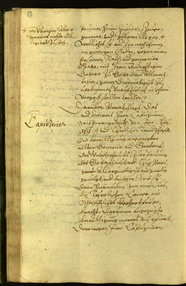 Civic Archives of Bozen-Bolzano - BOhisto Minutes of the council 1599 