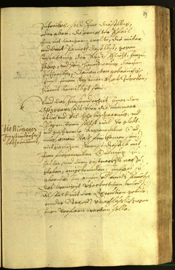 Civic Archives of Bozen-Bolzano - BOhisto Minutes of the council 1599 