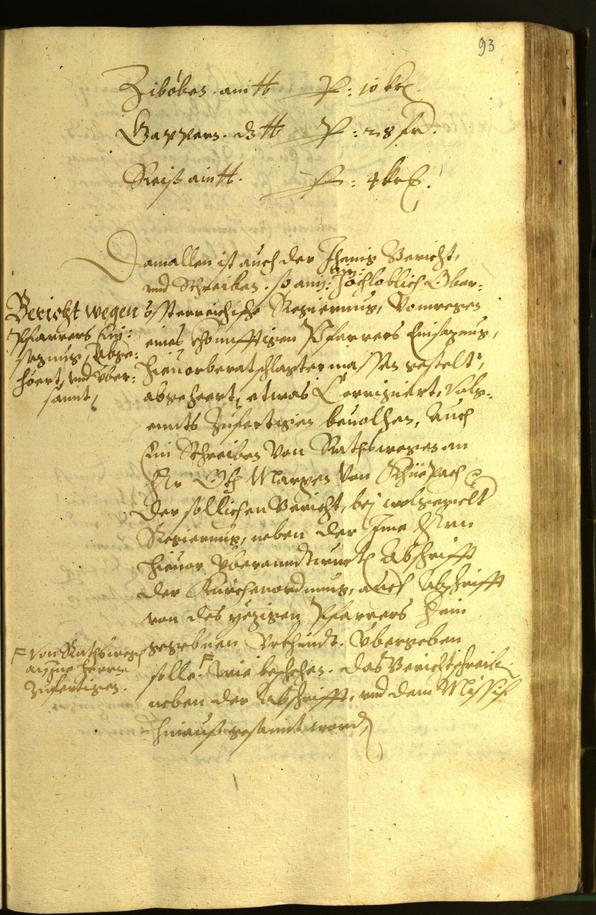 Civic Archives of Bozen-Bolzano - BOhisto Minutes of the council 1599 