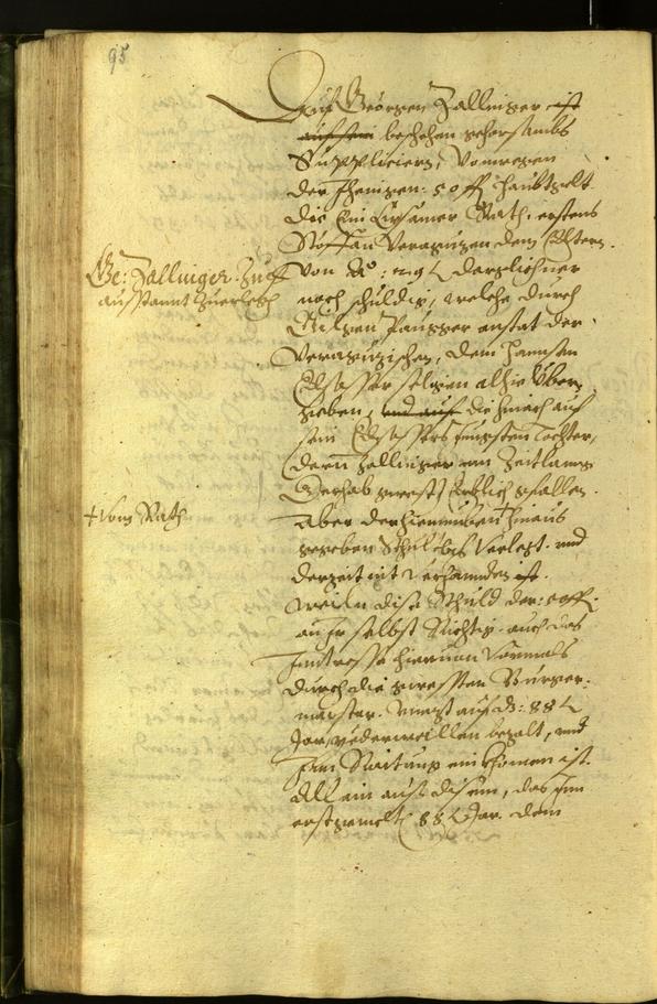 Civic Archives of Bozen-Bolzano - BOhisto Minutes of the council 1599 