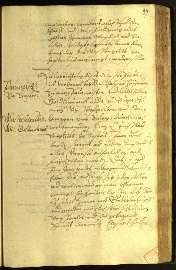 Civic Archives of Bozen-Bolzano - BOhisto Minutes of the council 1599 