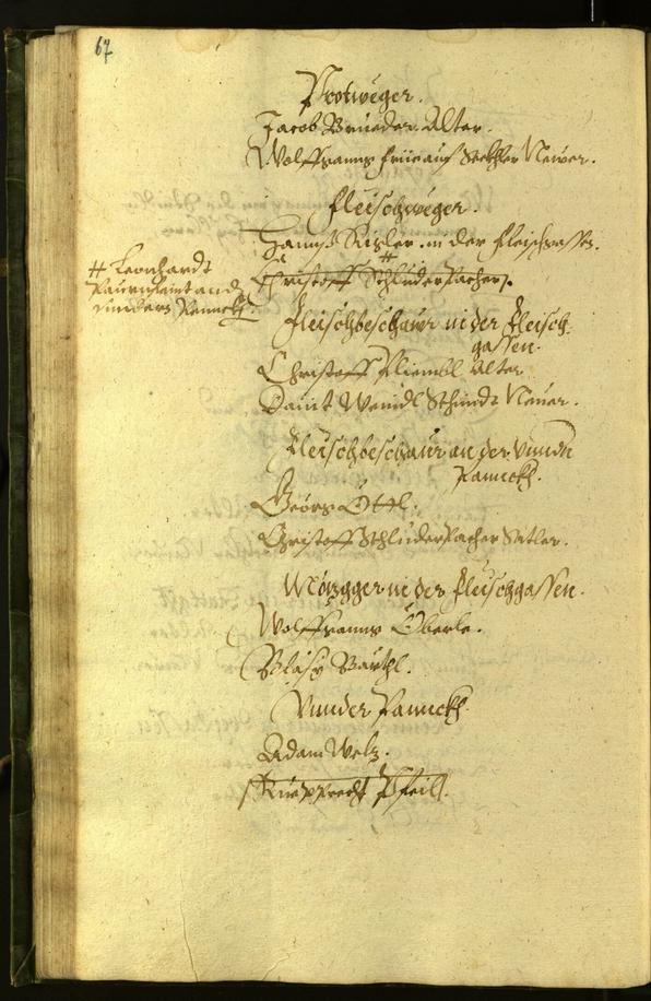 Stadtarchiv Bozen - BOhisto Ratsprotokoll 1599 