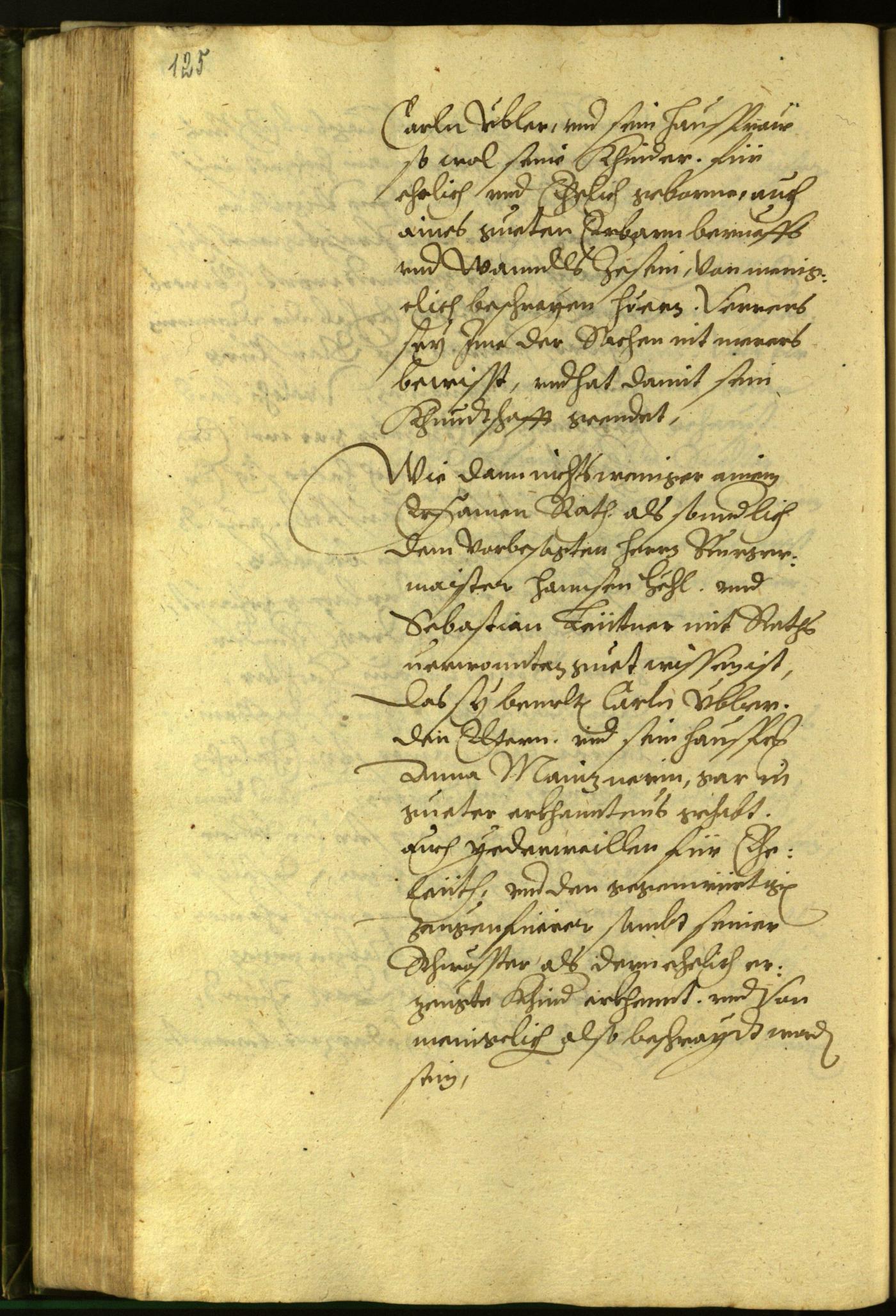 Stadtarchiv Bozen - BOhisto Ratsprotokoll 1599 