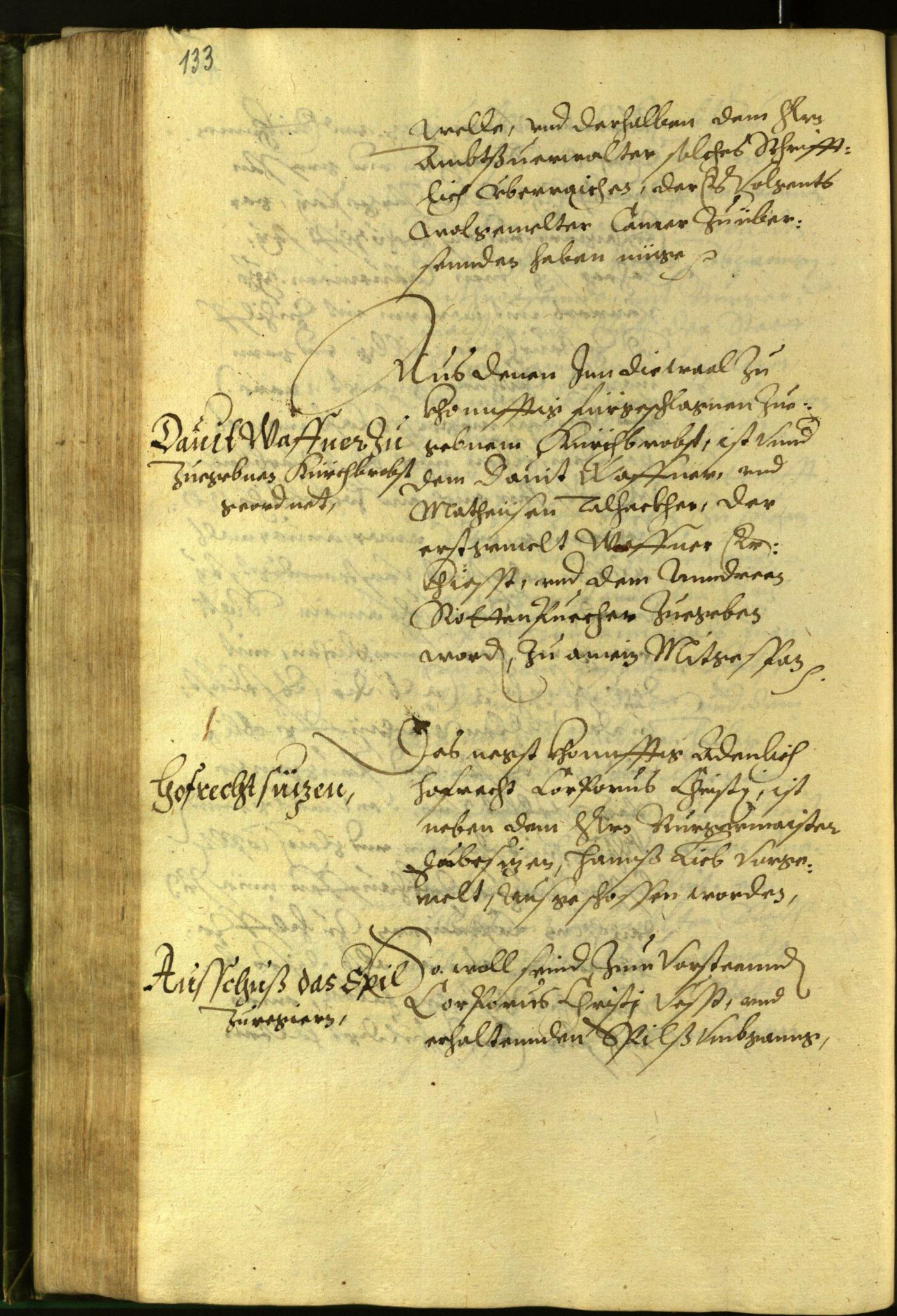 Stadtarchiv Bozen - BOhisto Ratsprotokoll 1599 