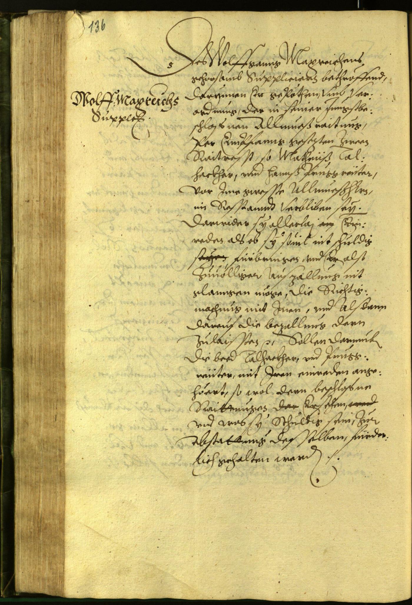 Archivio Storico della Città di Bolzano - BOhisto protocollo consiliare 1599 