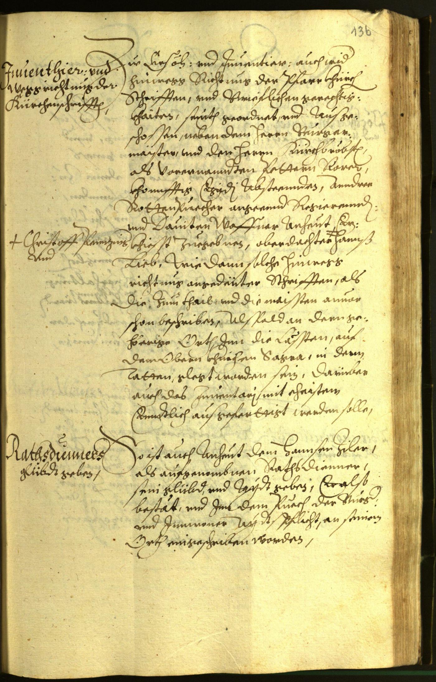 Stadtarchiv Bozen - BOhisto Ratsprotokoll 1599 