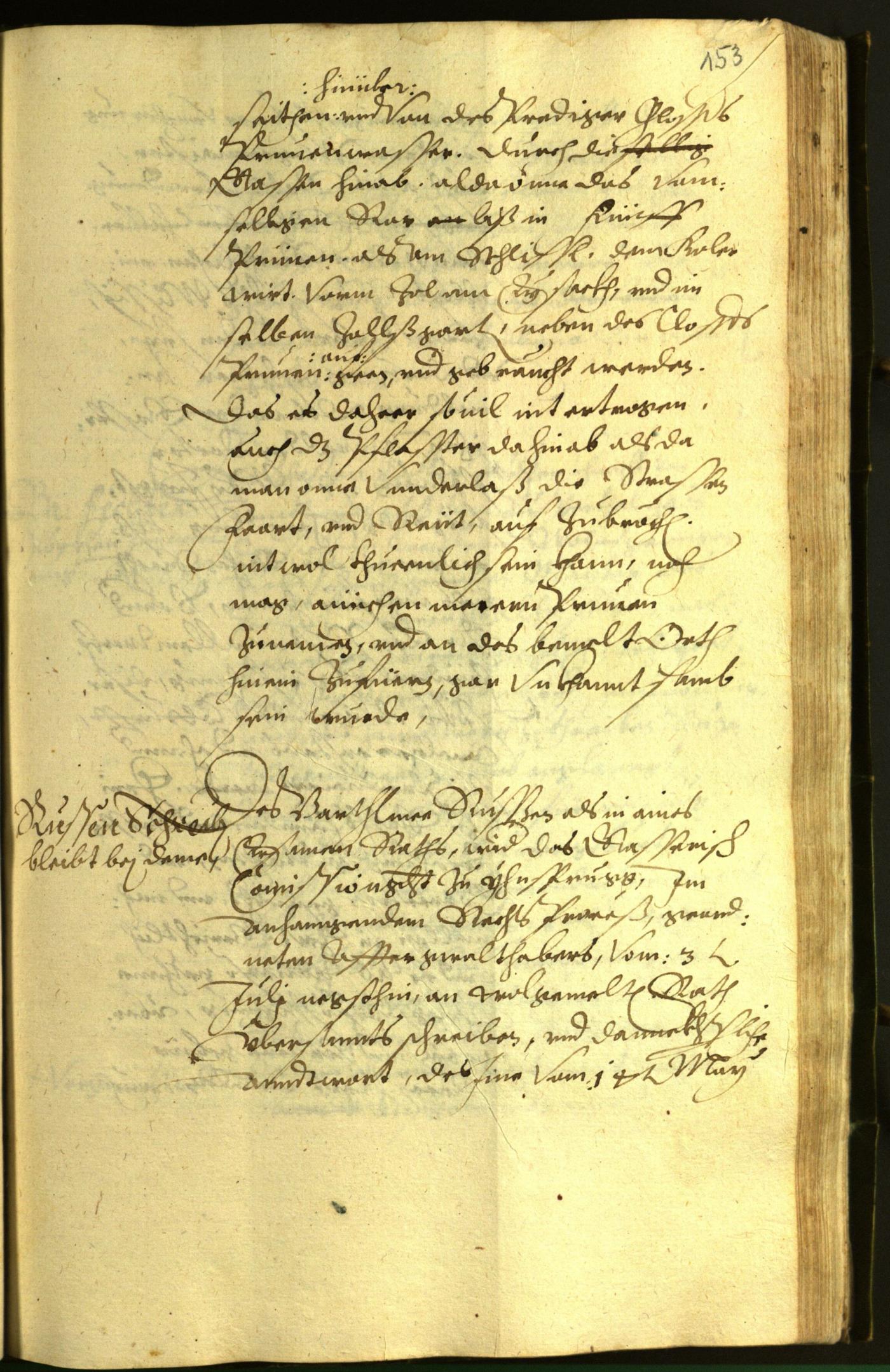 Civic Archives of Bozen-Bolzano - BOhisto Minutes of the council 1599 