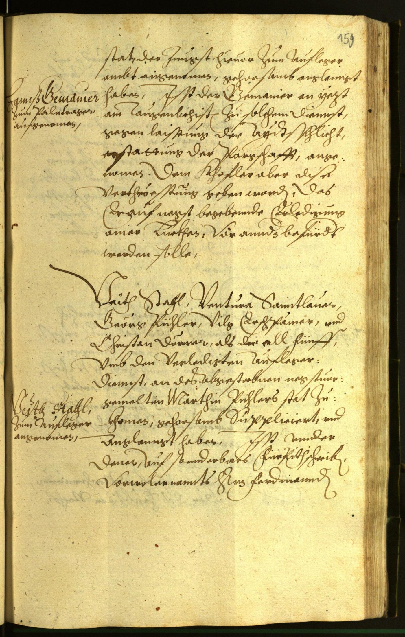 Stadtarchiv Bozen - BOhisto Ratsprotokoll 1599 