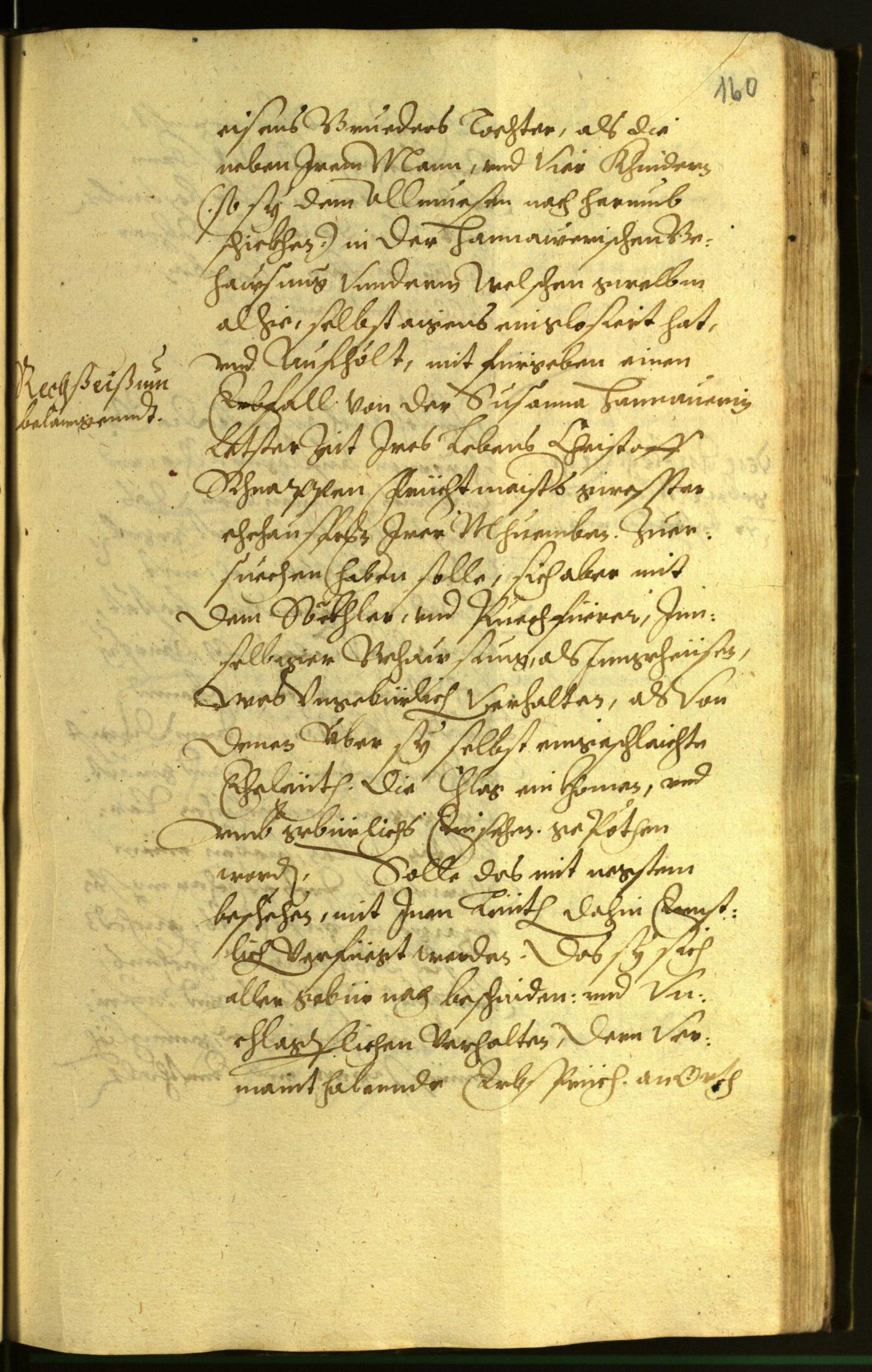 Stadtarchiv Bozen - BOhisto Ratsprotokoll 1599 