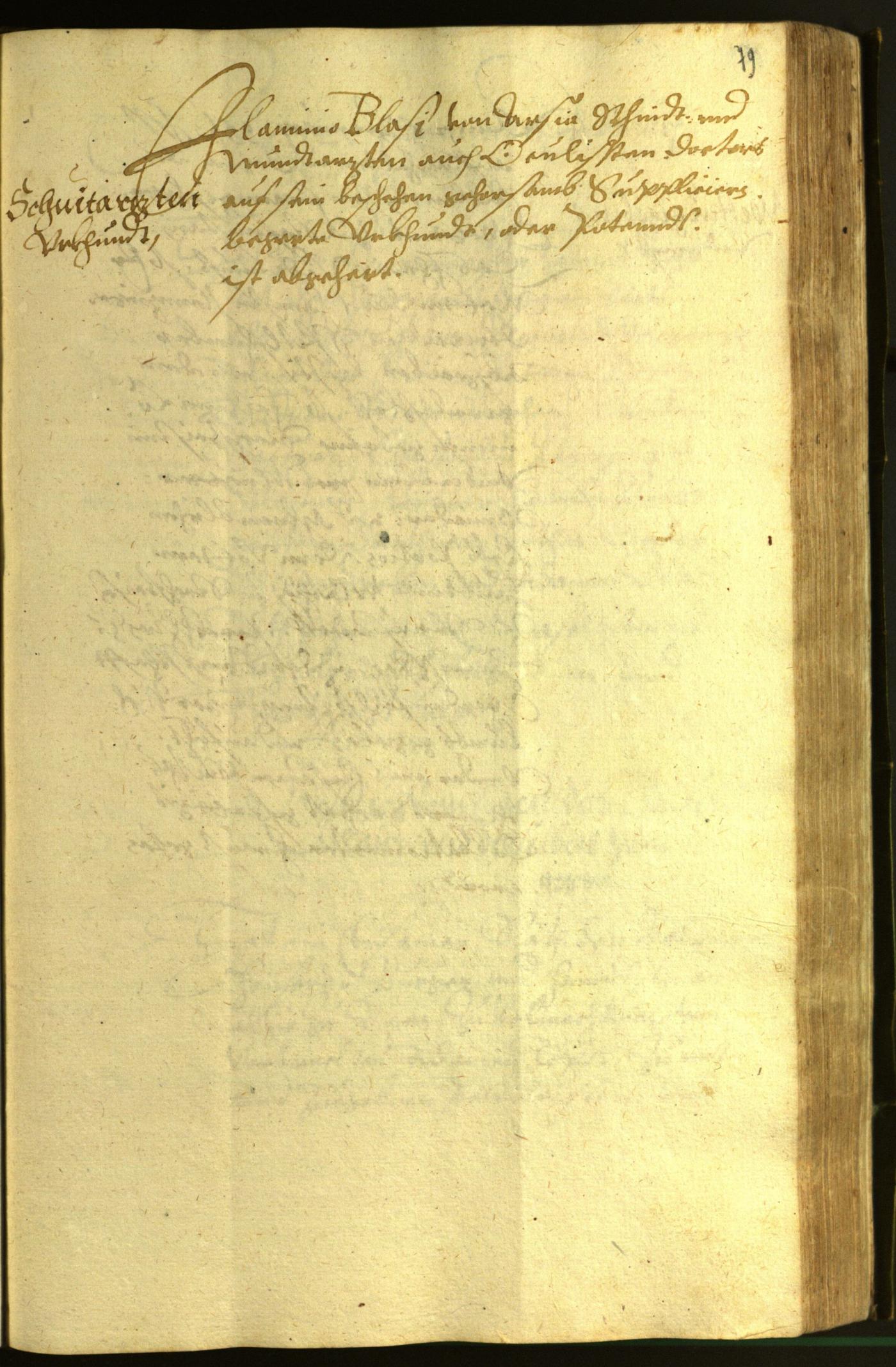 Stadtarchiv Bozen - BOhisto Ratsprotokoll 1599 