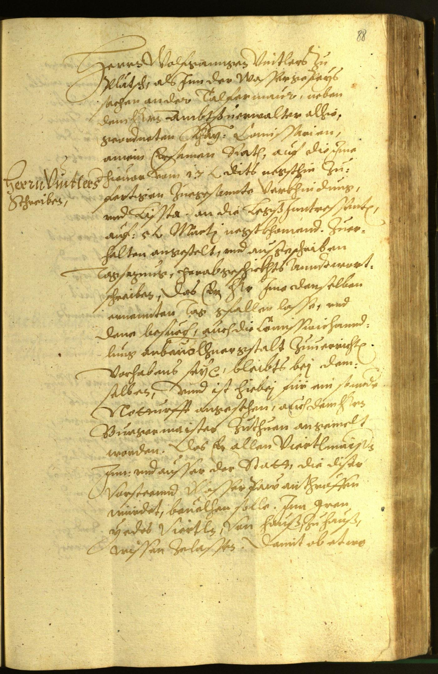 Civic Archives of Bozen-Bolzano - BOhisto Minutes of the council 1599 