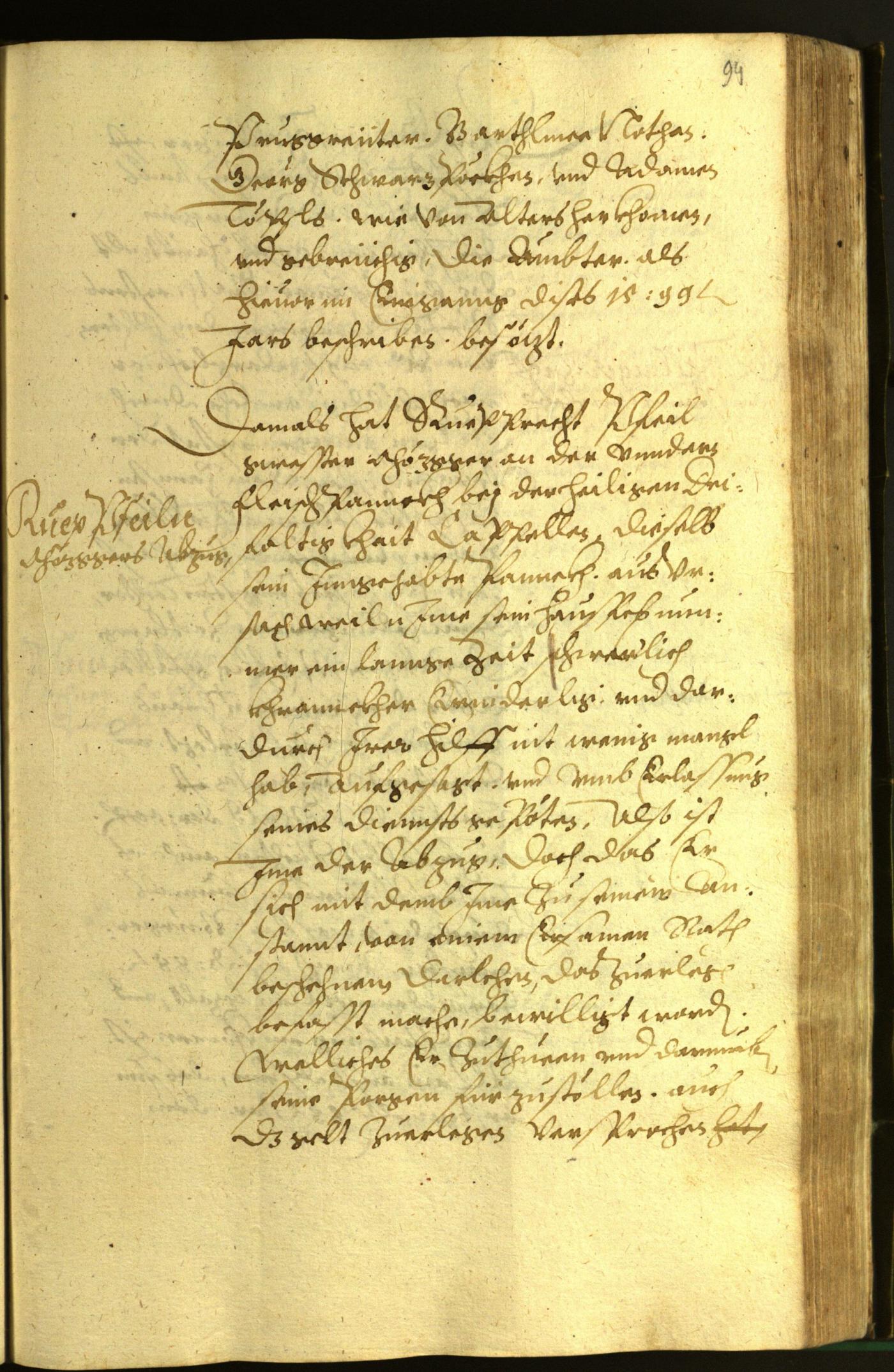 Civic Archives of Bozen-Bolzano - BOhisto Minutes of the council 1599 