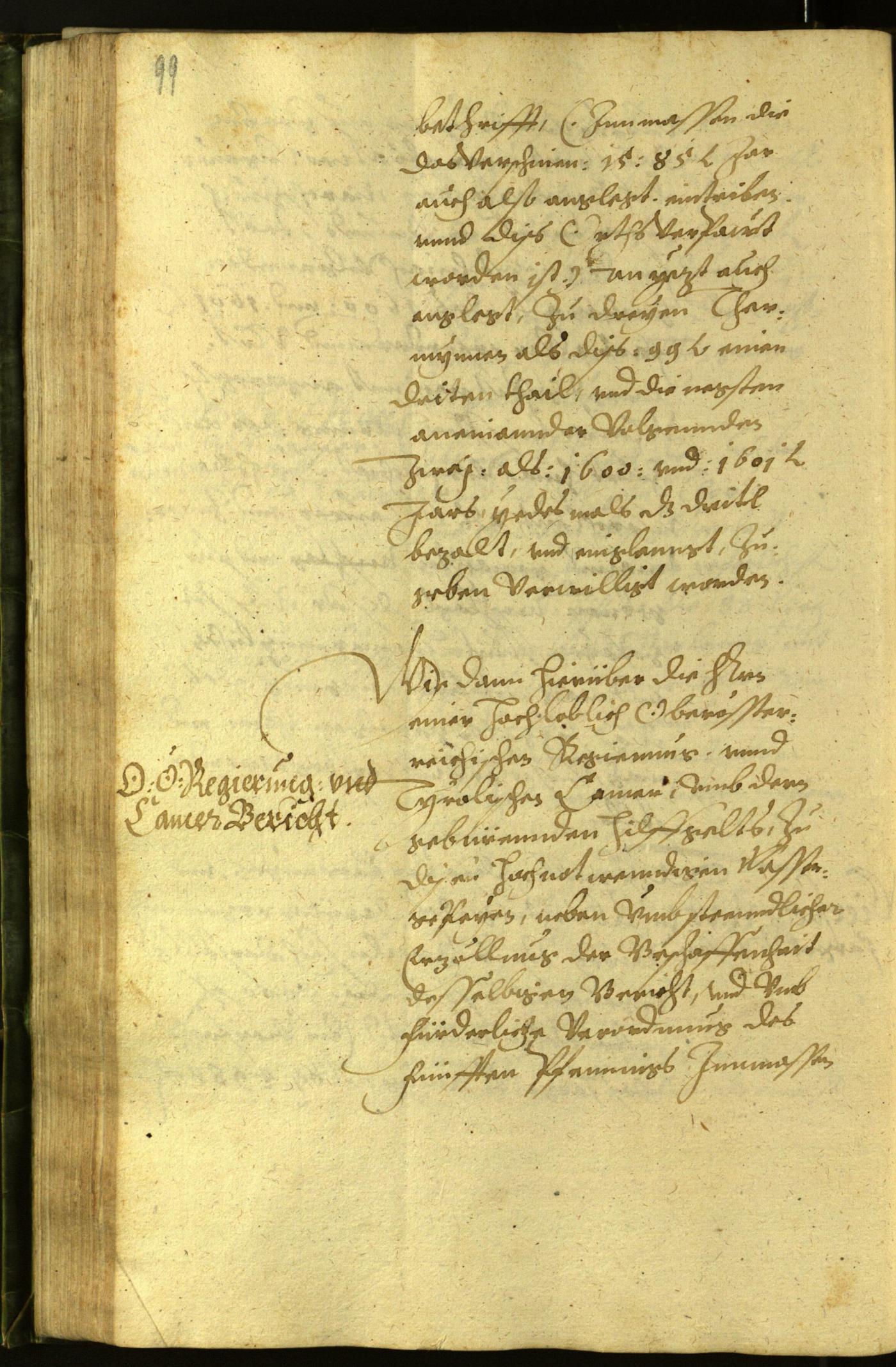 Stadtarchiv Bozen - BOhisto Ratsprotokoll 1599 