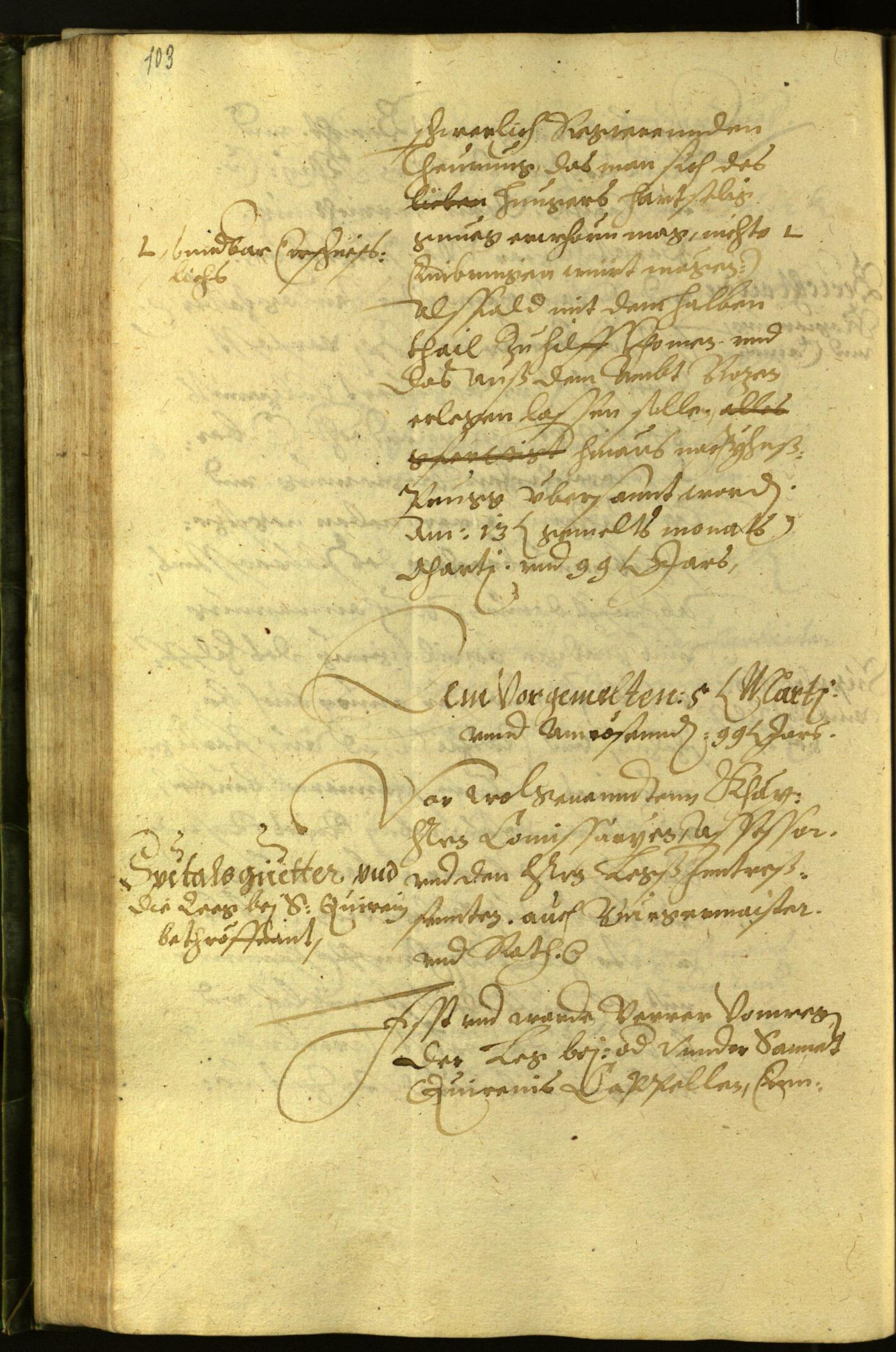 Civic Archives of Bozen-Bolzano - BOhisto Minutes of the council 1599 