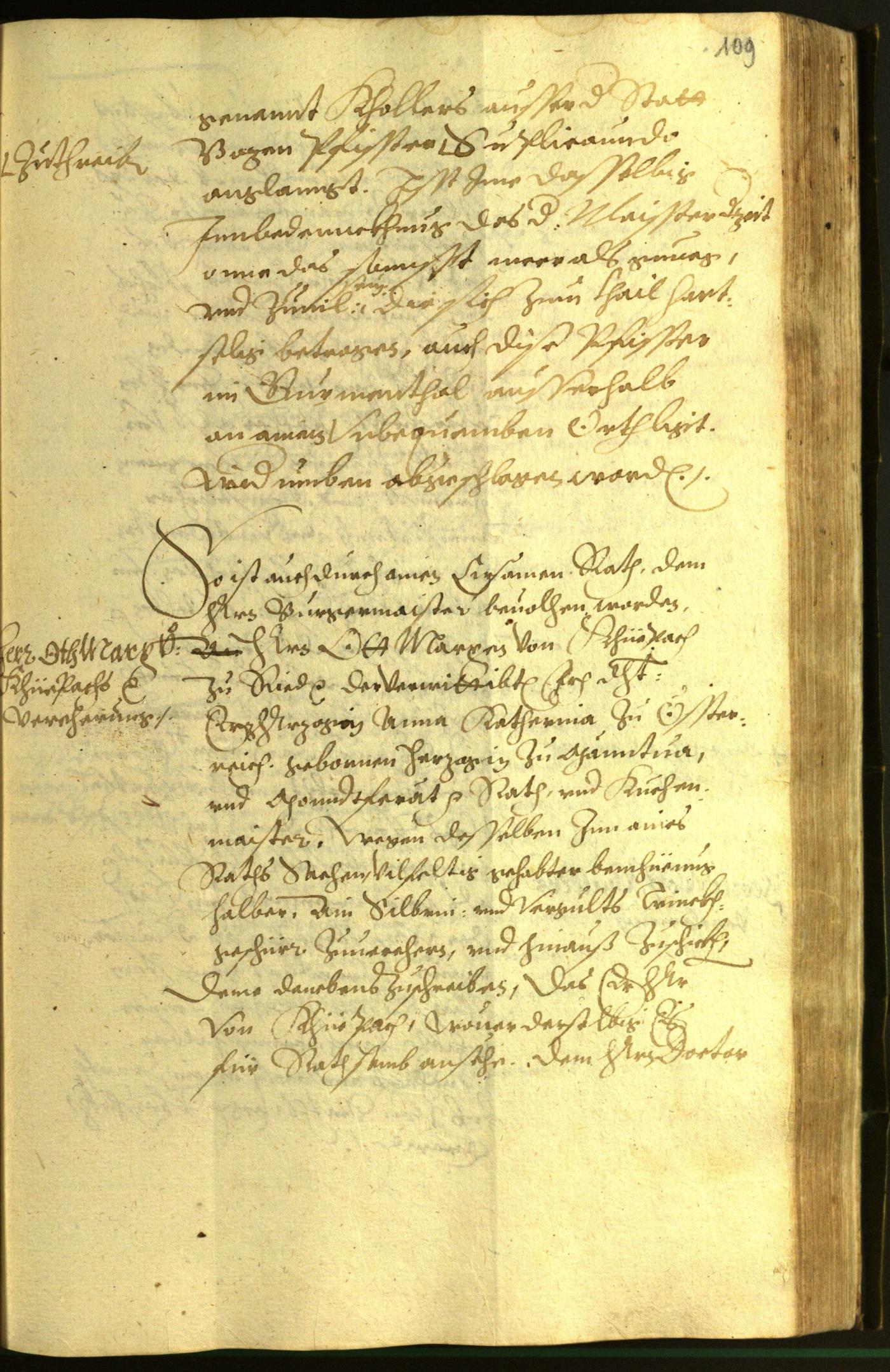 Civic Archives of Bozen-Bolzano - BOhisto Minutes of the council 1599 