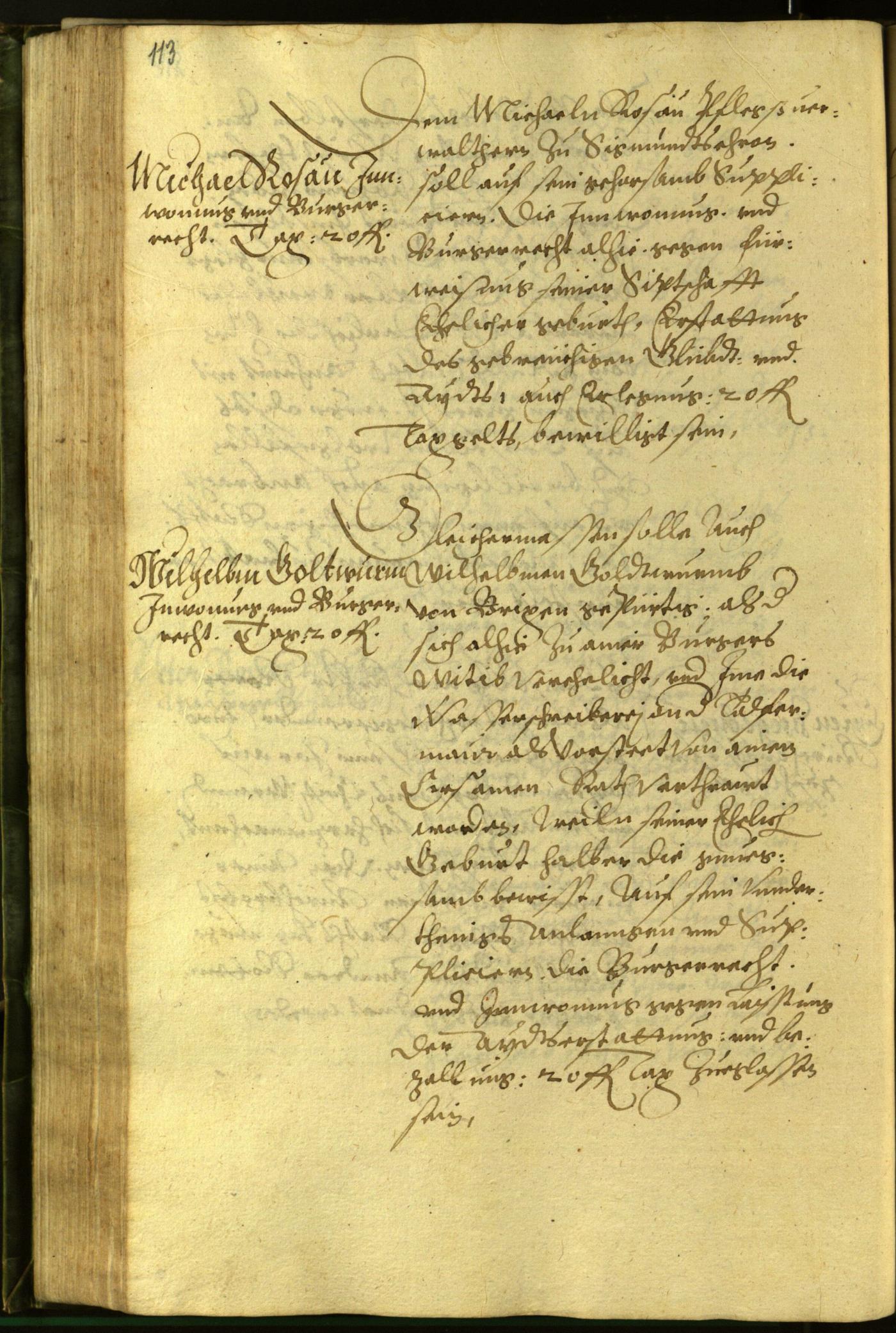 Civic Archives of Bozen-Bolzano - BOhisto Minutes of the council 1599 