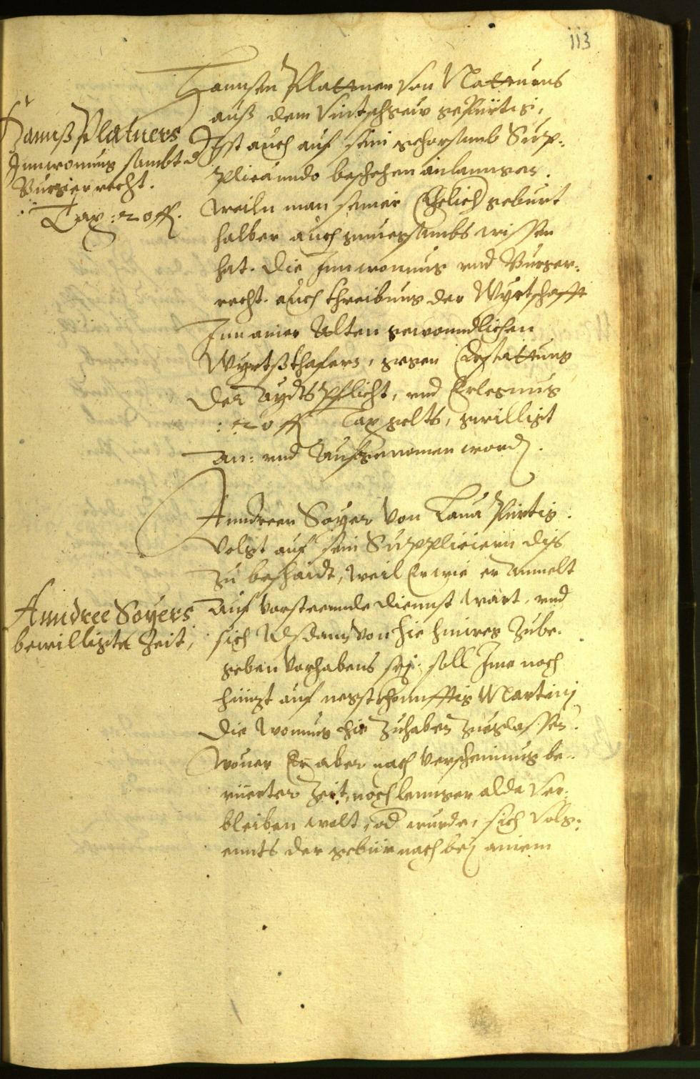 Civic Archives of Bozen-Bolzano - BOhisto Minutes of the council 1599 