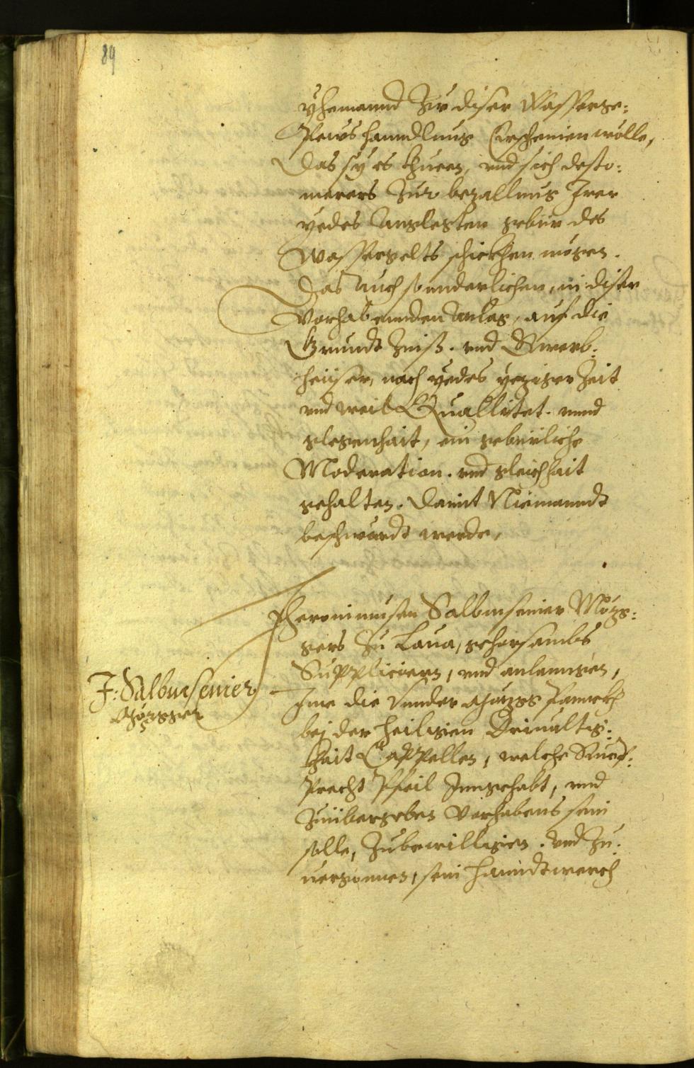 Stadtarchiv Bozen - BOhisto Ratsprotokoll 1599 