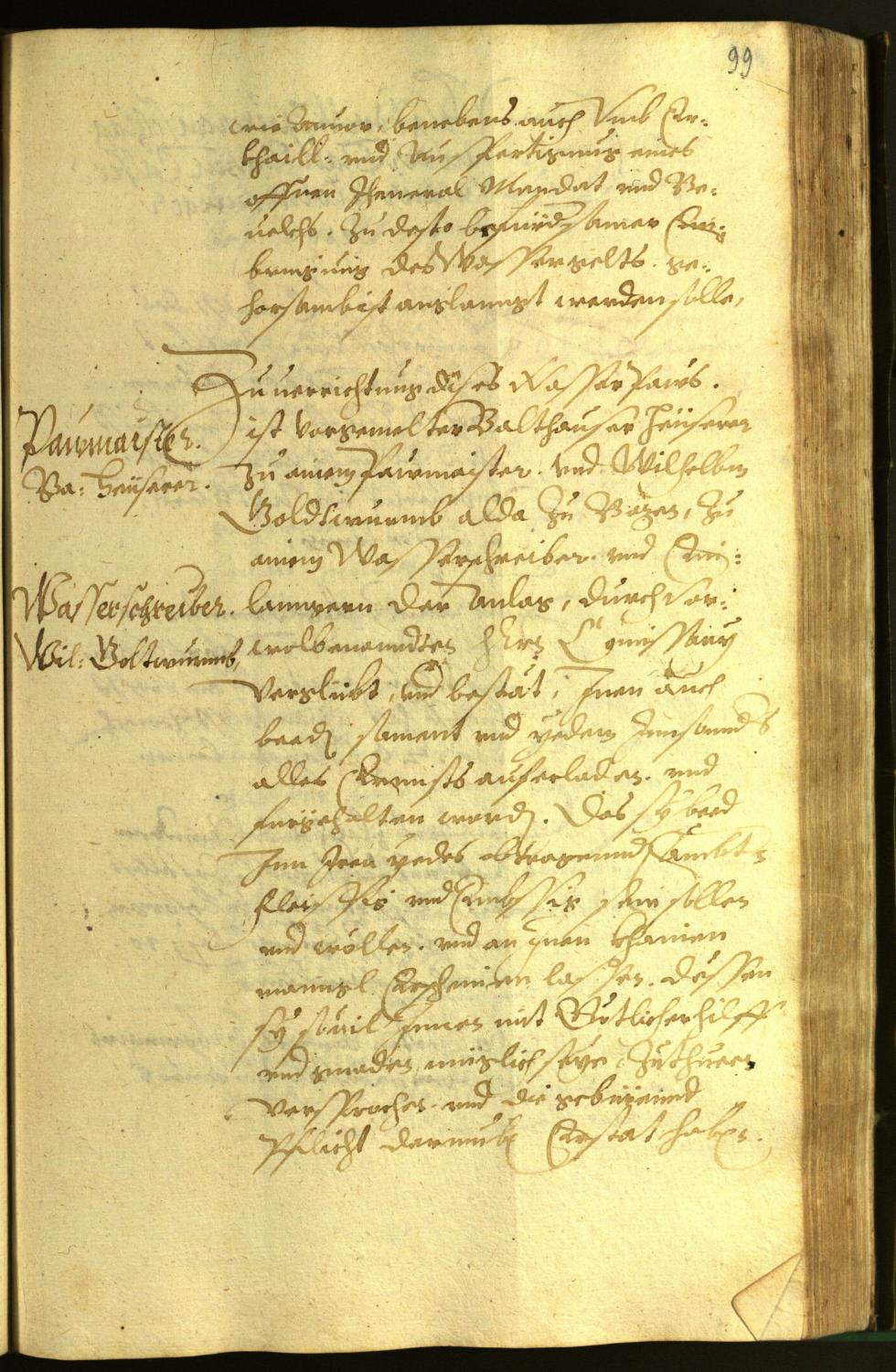 Civic Archives of Bozen-Bolzano - BOhisto Minutes of the council 1599 